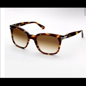 PERSOL WOMENS SUNGLASSES 2999S STRIPED TORTOISE